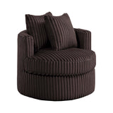 Swivel Upholstered Accent Chair For Living Room