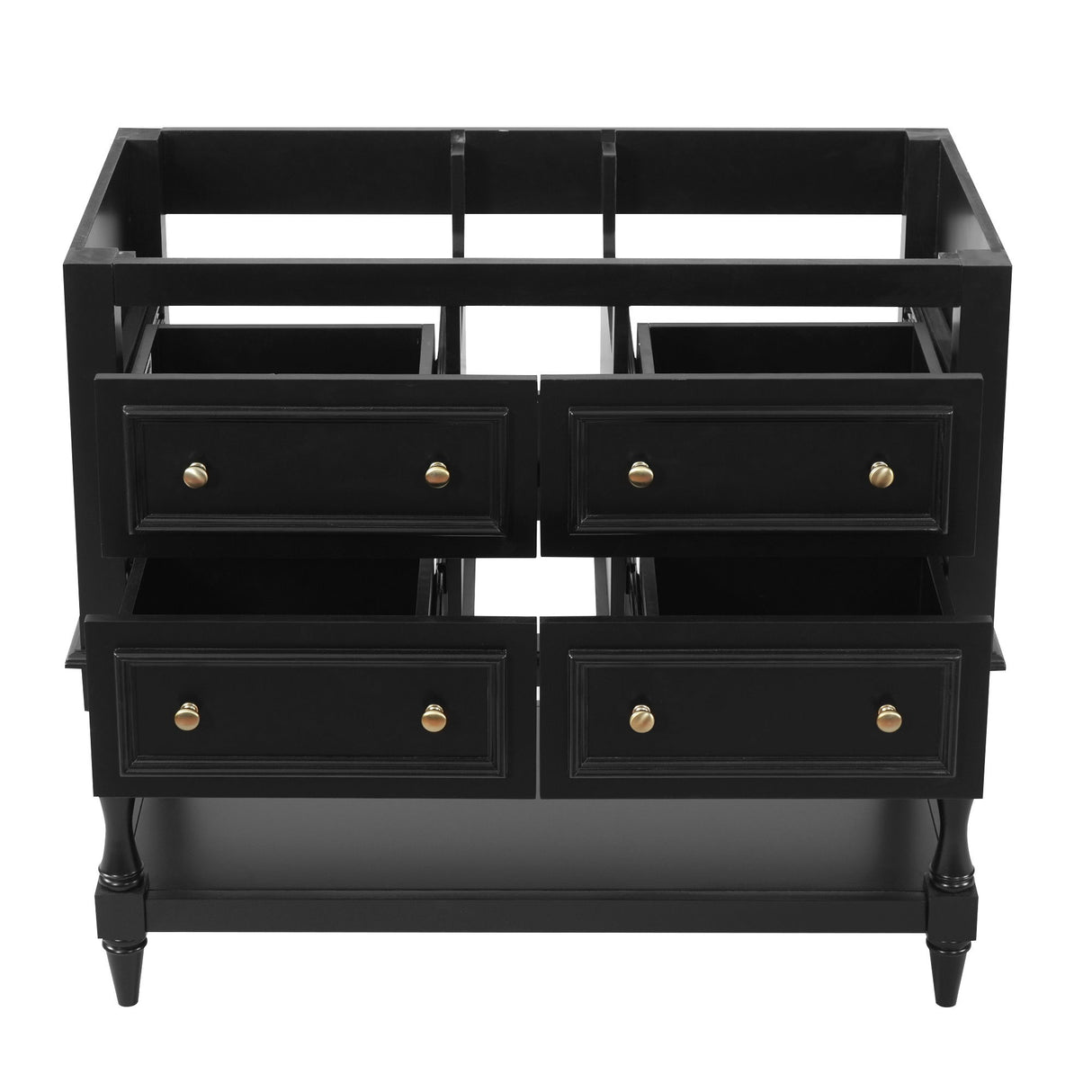 Modern Bathroom Vanity Cabinet With 4 Drawers