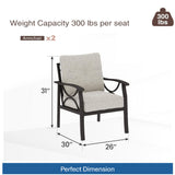 Patio Furniture Set & Coffee Table For Backyard