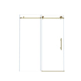 Frameless Shower Door, Smooth Sliding Tracks