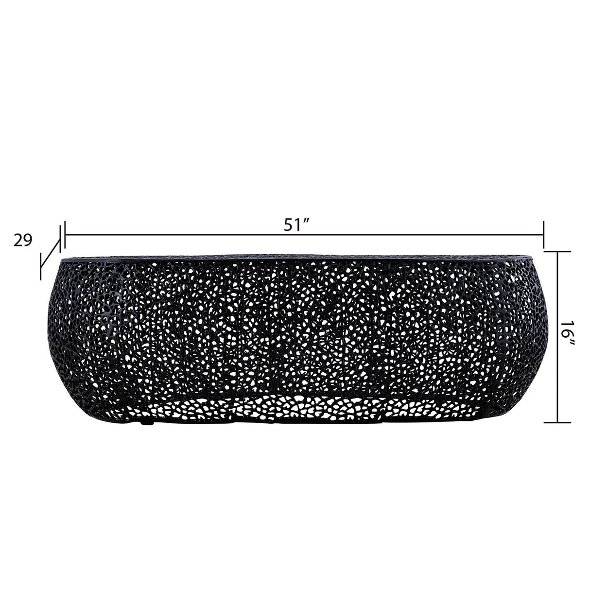 T3601 - Oval Coffee Table