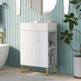 Bathroom Vanity, Combo Cabinet, Bathroom Storage Cabinet, Single Ceramic Sink