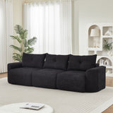 3 Seater With Thickened Armrests Sofa For Living Room