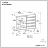 Clarkson - Wine Cabinet - Brown