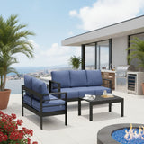 Outdoor Patio Set, All-Weather, Thick Cushions