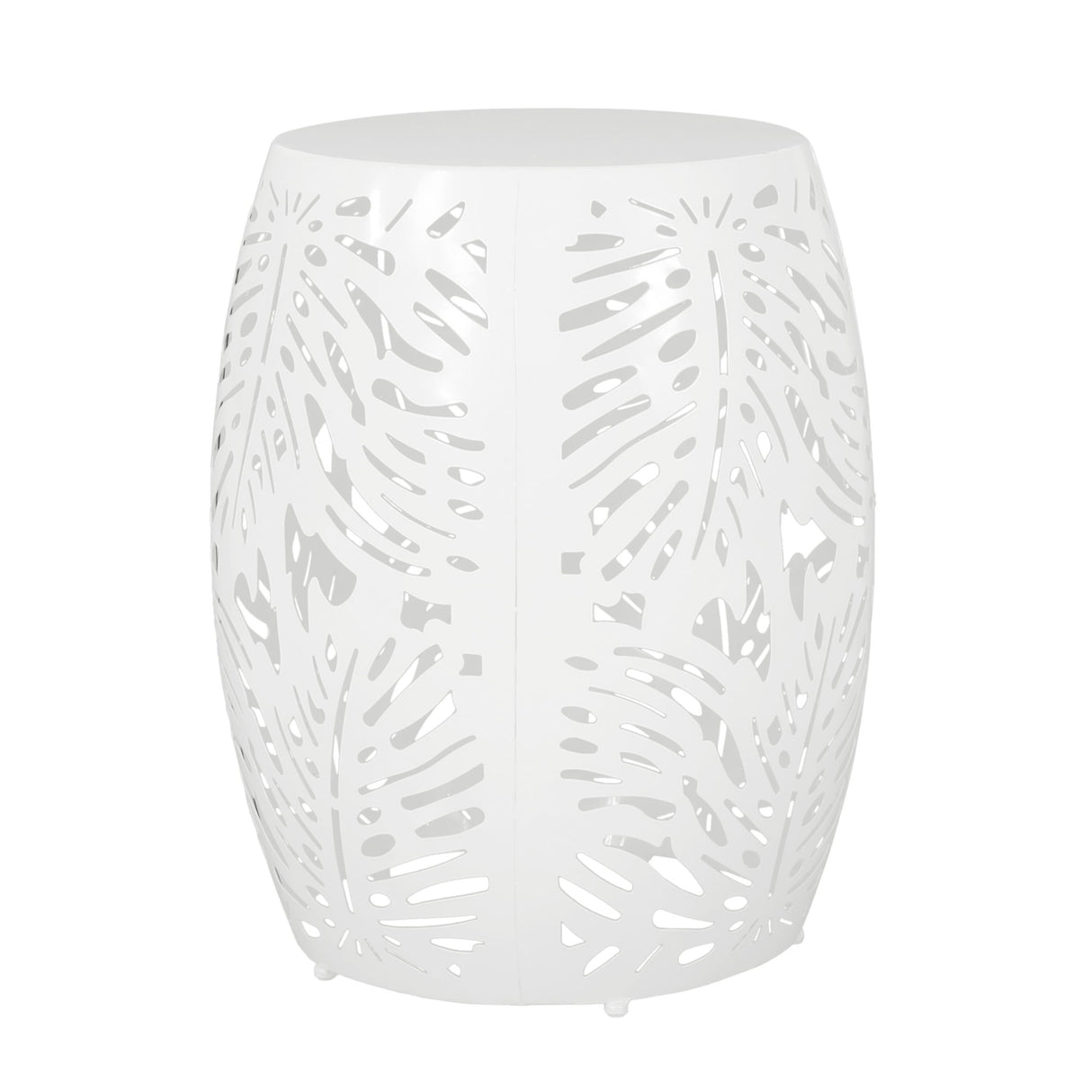 Modern Design Metal End Table, Large