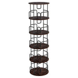 Rotating Bookshelf Tower 5 Tier Spinning 360 Degree Revolving Storage Shelf