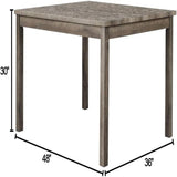 5 Piece Transitional Dining Set With Table And Upholstered Chairs