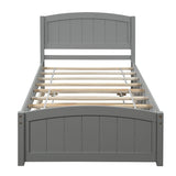 Platform Bed & Headboard, Footboard And Slat Support