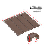 Interlocking Deck Tiles 44 Pack For Backyard
