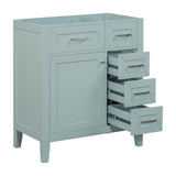 Modern Bathroom Vanity Base Only With Drawers, Freestanding Design