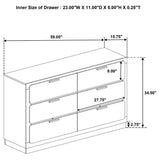 Sophia - 6 Drawer Dresser