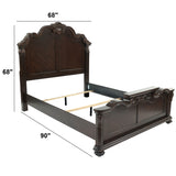 Bed With Carved Details