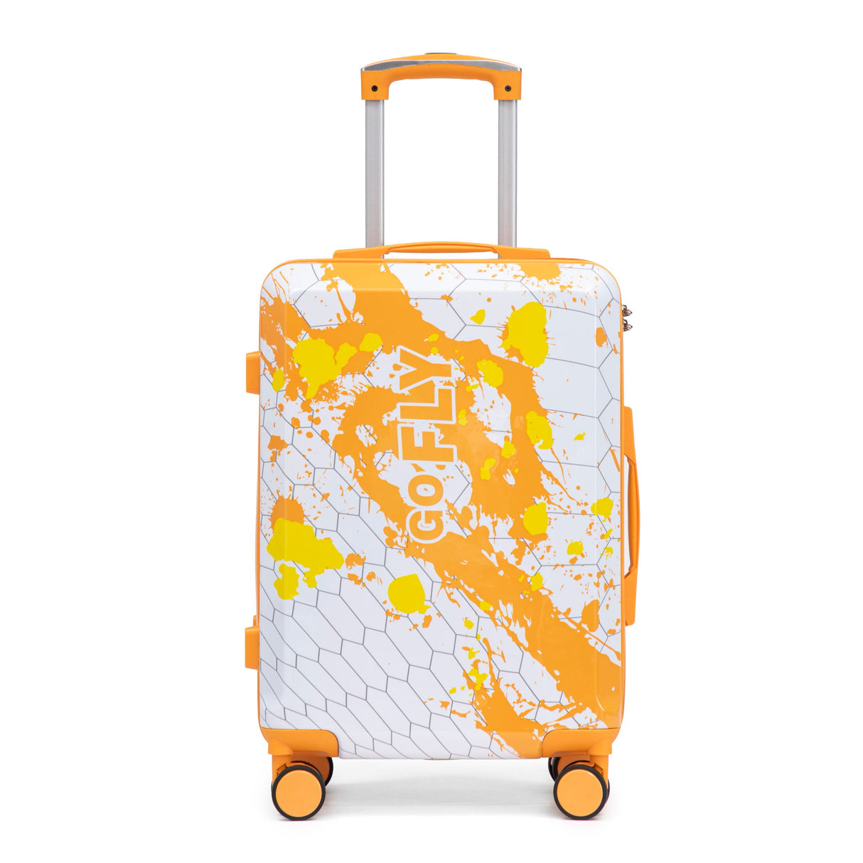 Luggage With Combination Lock, Lightweight Carry-On Suitcase