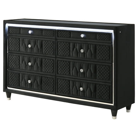 Mika - 8 Drawer LED Dresser