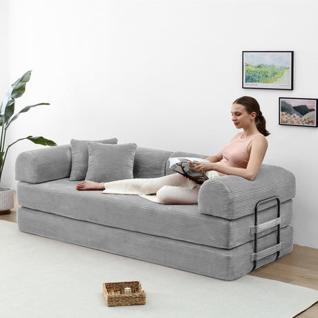 Convertible Foldable Floor Sofa Bed For Living Room