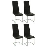 High Back Side Chairs Dining Chairs With Padded Upholstery (Set of 4)
