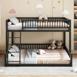 Bunk Bed With Ladder And Safety Guardrails