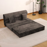 Convertible Design Sofa Bed, 2 Seater Fold Out Floor Couch