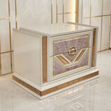 Omari - 2 Drawer Nightstand - Beige