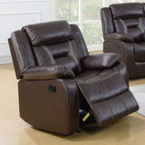 Modern Recliner With Pillow Arms And Headrest