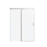 Frameless Single Sliding Shower Door, Sgcc Tempered Glass, Reversible