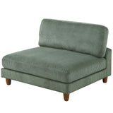 Armless Chair For Living Room - Sage