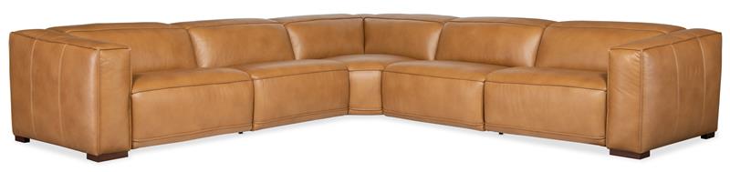 Fresco 5 Seat Sectional with Power Recline & Power Headrest - SS404-5PC3-080