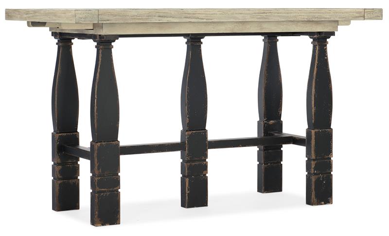 Ciao Bella Friendship Table- Flaky White/Black - 5805-75206-80