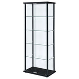 Hyacinth - 4 Shelf Curio Cabinet