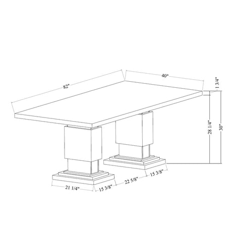 Stacey - Dining Table & Pedestal Base