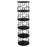 Rotating Bookshelf Tower 5 Tier Spinning 360 Degree Revolving Storage Shelf