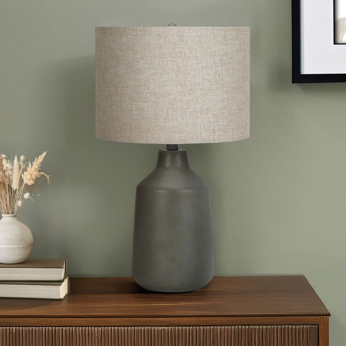 Lighting, Table Lamp, Concrete, Contemporary