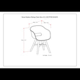 Kona - Outdoor Dining Chair In Plastic (Set of 2)