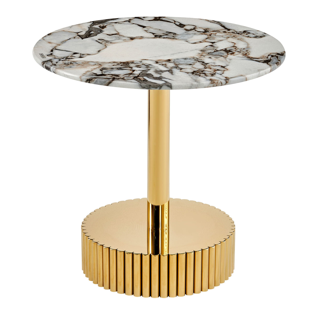 End Table For Living Rooms - Gold / White