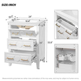 Bathroom Vanity With Sink, Free Standing Single Set, 3 Drawer Storage Cabinet