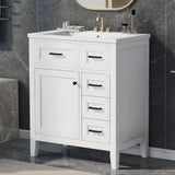 Modern Bathroom Vanity With Sink Combo, 3 Drawers