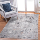 Marfi - 8' X 10' Abstract Area Rug - Gray / Multi