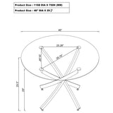 Orlette - Dining Table - Clear