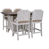 Westgate Pub Table & 4 Barstools - WESTPB+WESTPUB+WGBBW