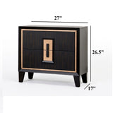 Bedside Nightstand - Espresso