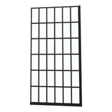 Frameless Fixed Shower Door, Open Entry Design