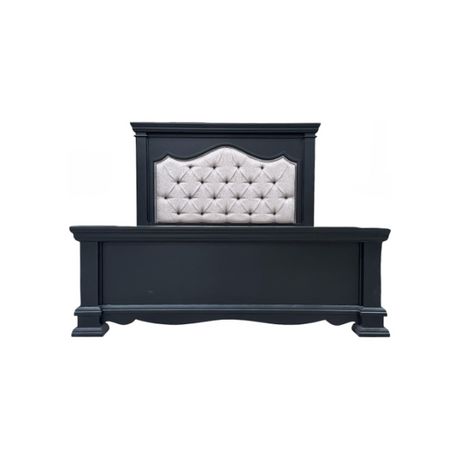 Z Castle Black Queen Padded Bed0 - CASTQHBP+CASTQFBP+CASTQRSP
