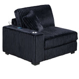 Contemporary Style Chair With Cup Holder Armrest