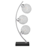 Mcdougal - Spherical Table Lamp With LED Lighting - Black