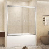 Double Sliding Shower Door With Explosion Proof Film