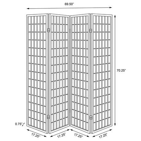 Sartre - 4 Panel Room Divider