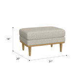 Chair Ottoman - Tan