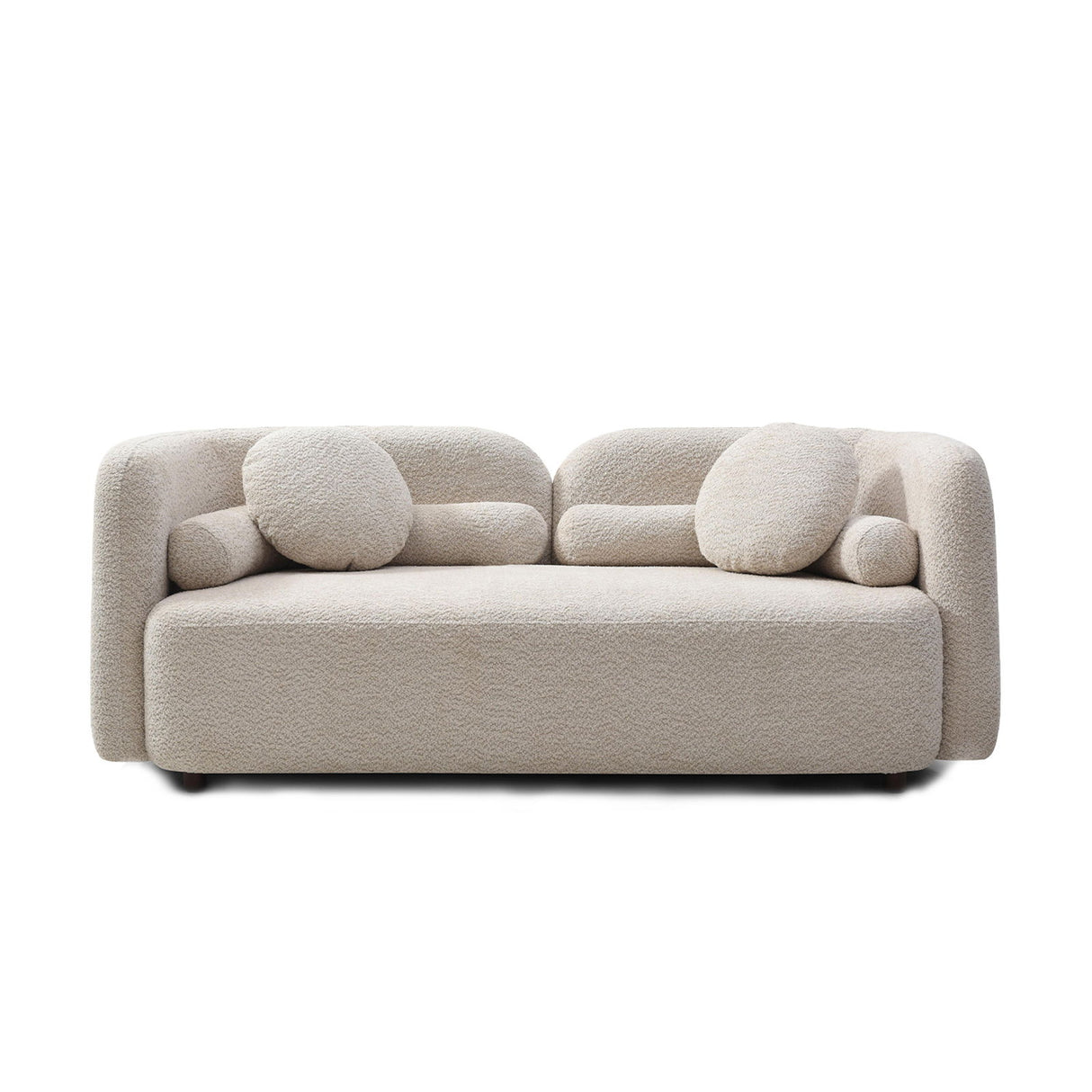 2 Seater Sofa Couch For Living Room - Light Beige