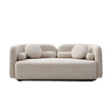 2 Seater Sofa Couch For Living Room - Light Beige